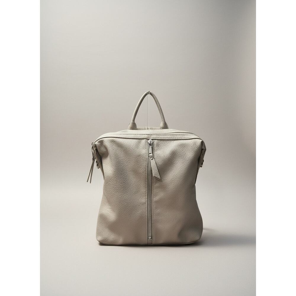 Urban Expressions Cream Vegan Leather Backpack Purse Bag Womens - Picture 4 of 13